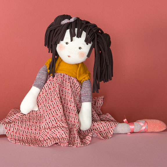 Muñeca de Trapo Fleur - Les Rosalie - MOULIN ROTY - Pichintun