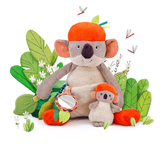 Livre tissu d'activités Dans la jungle - Moulin Roty