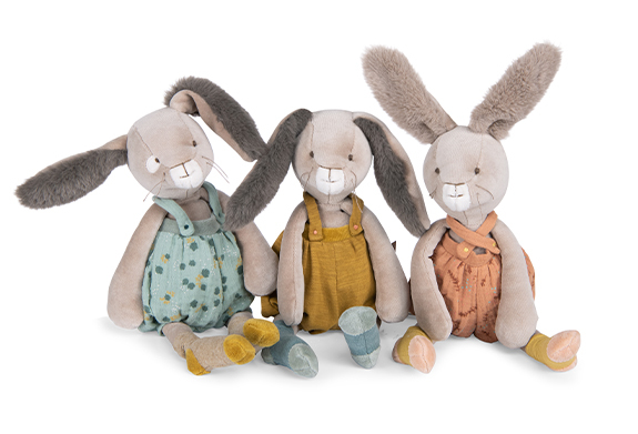 Trois petits lapins - Moulin Roty