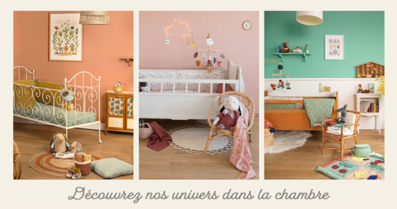 Découvrez nos univers de la chambre de bébé  - Moulin Roty